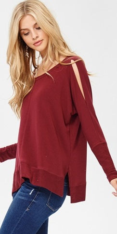 Leisure Long Sleeve with Slits
